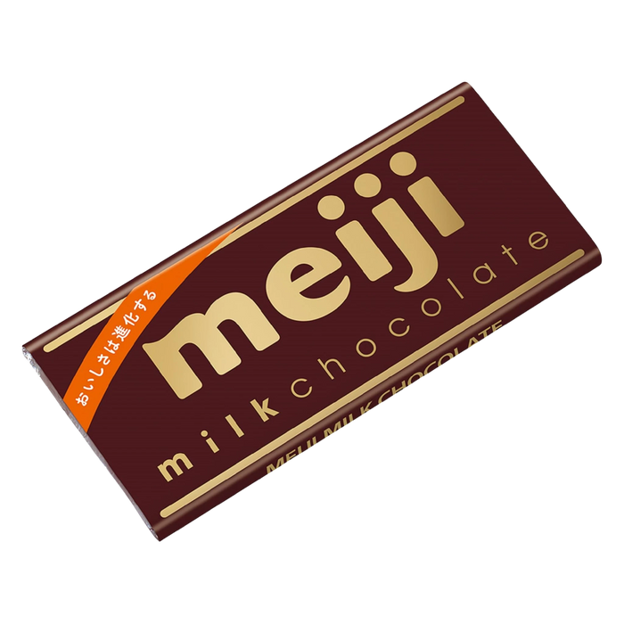 Meiji Milk Chocolate 50g bar, front of pack