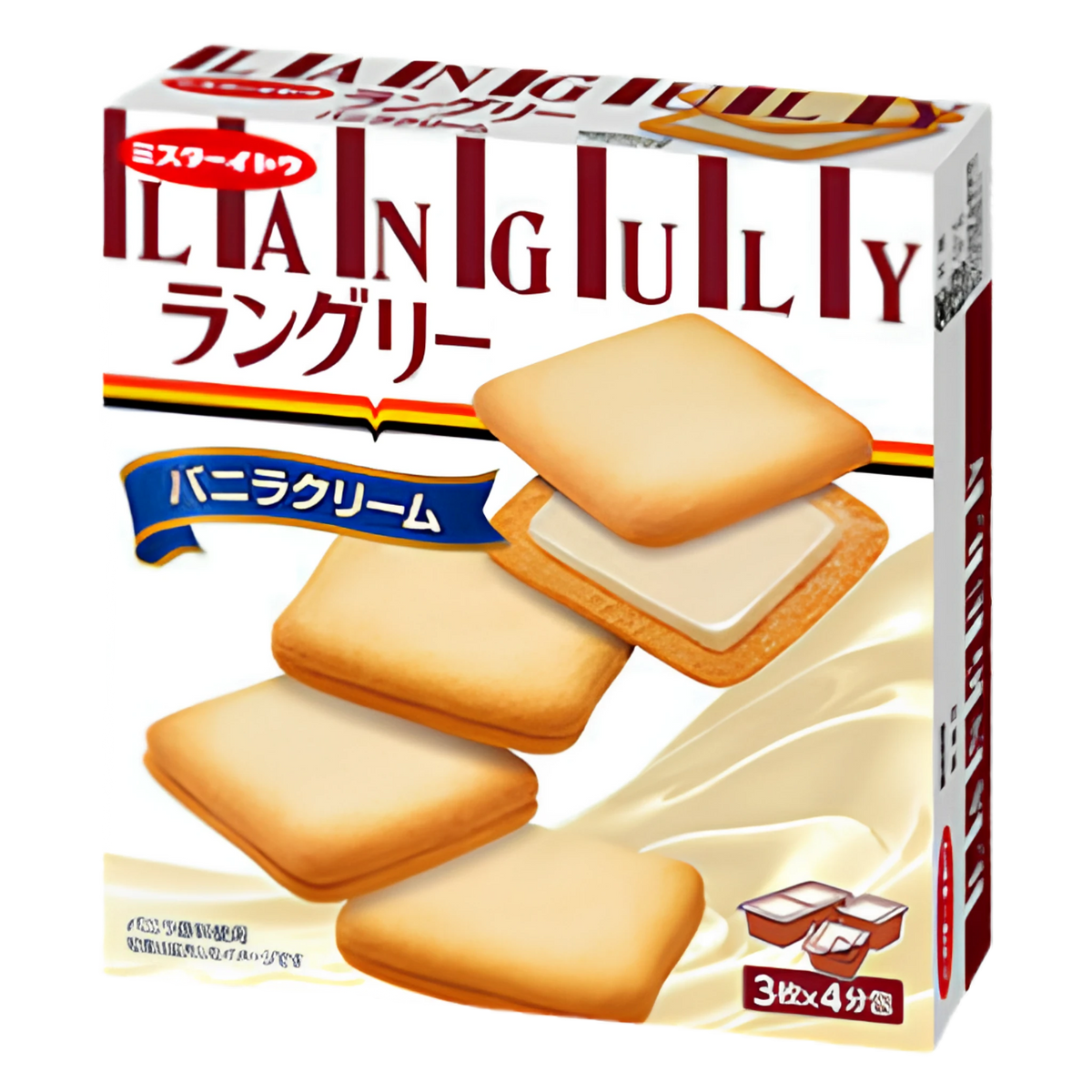 Mister Ito Languly Vanilla Cream box, front of pack showing the LANGULY wordmark