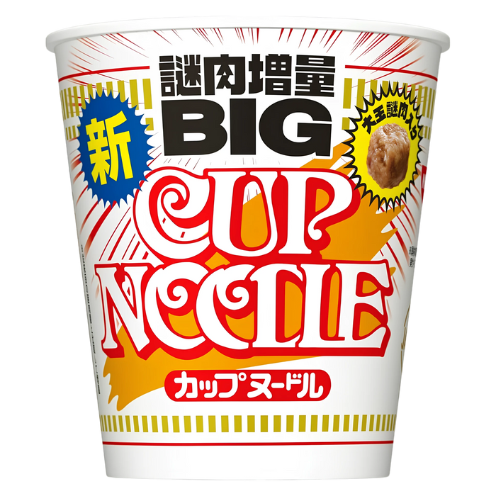 Nissin Cup Noodle Big original soy sauce, 103g Japanese cup, front of pack