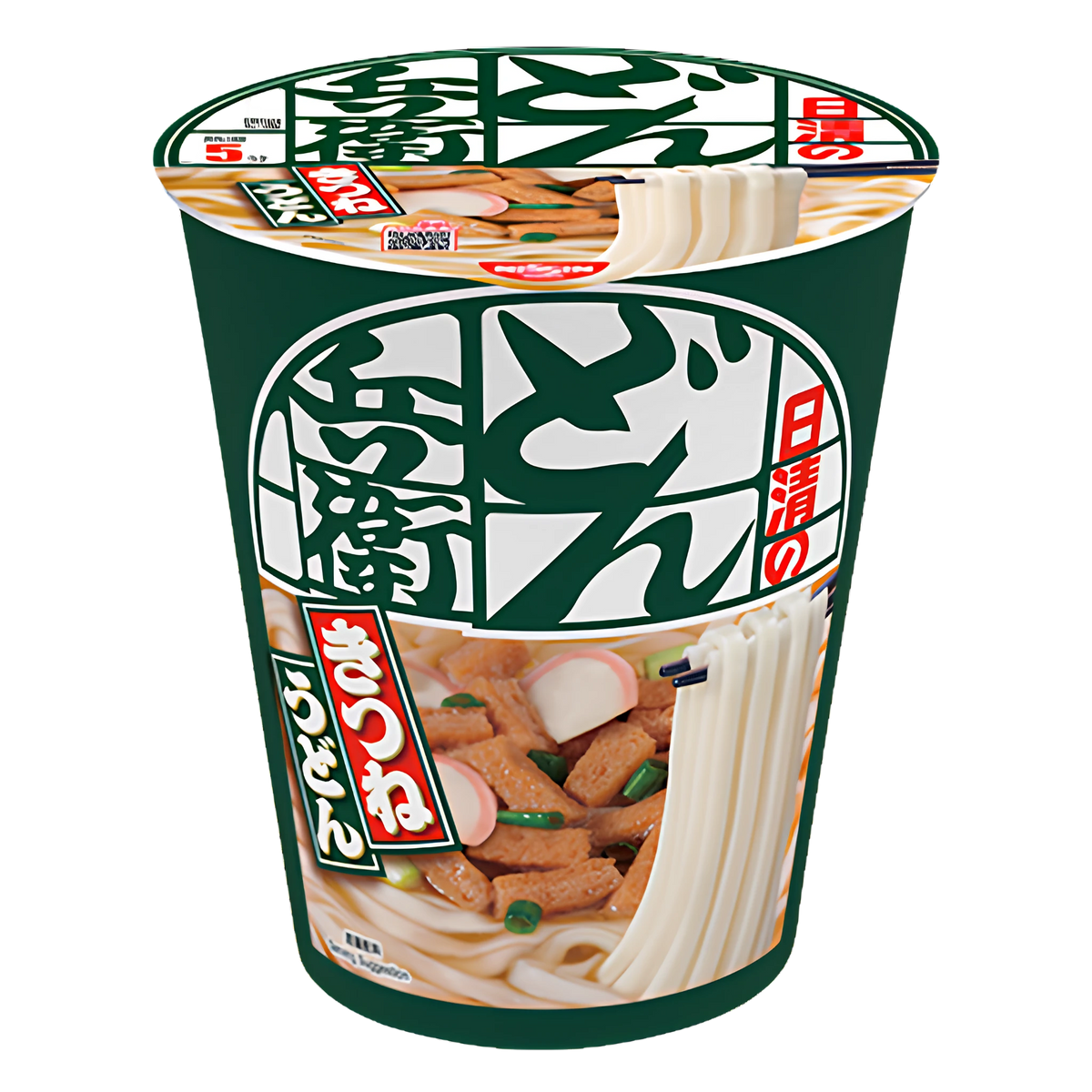 Nissin Donbei Kitsune Udon cup, 82 g, front of pack